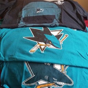 San Jose Sharks T-shirt Lot